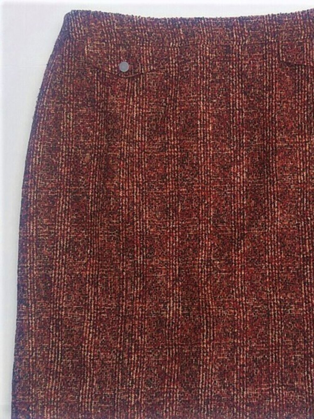 Nordstrom Collection SZ 14 Wool Silk Tweed Blend Lined Pencil Skirt
